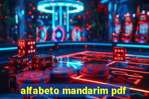 alfabeto mandarim pdf